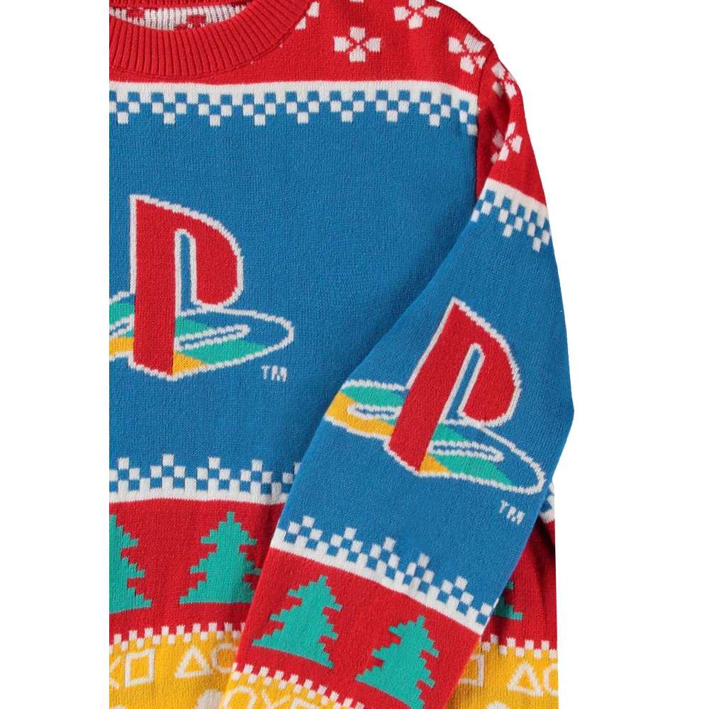 PlayStation - Logo Christmas Strick pullover - Mehrfarben